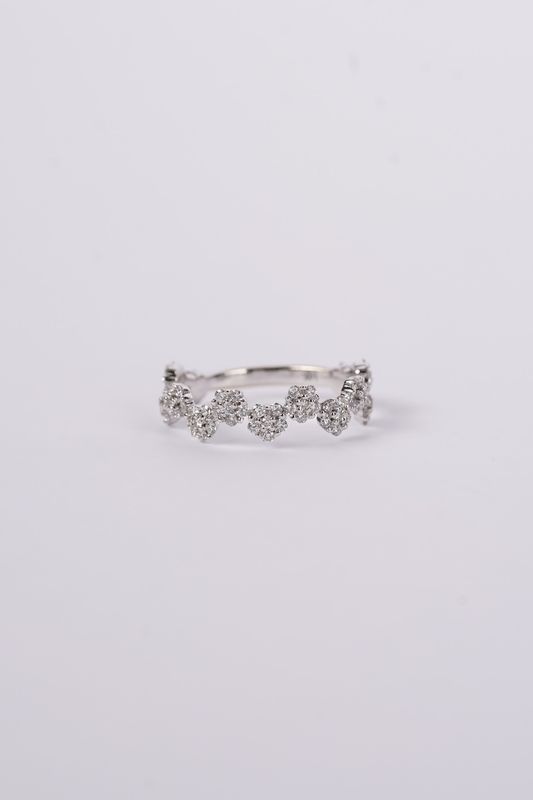 DII- 14KW 2.3g .75ctw Diamond Stackable Band (size 7)