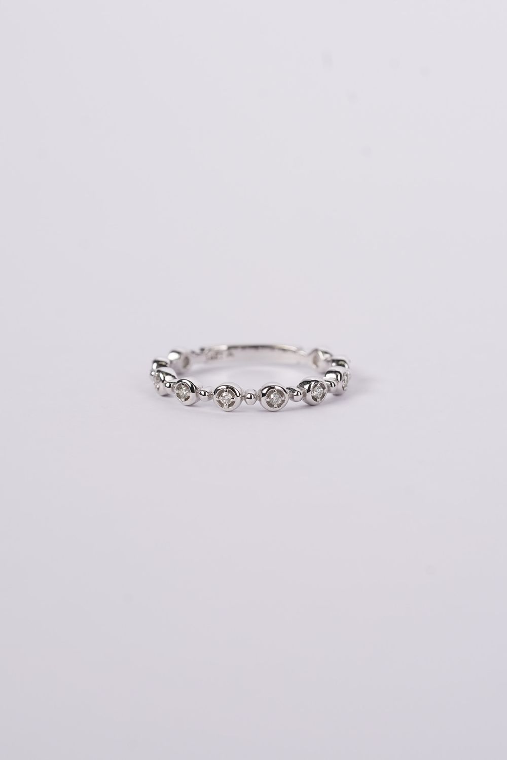 VAD-14KW 2.0g .16ctw Diamond Stackable Band (size 7)