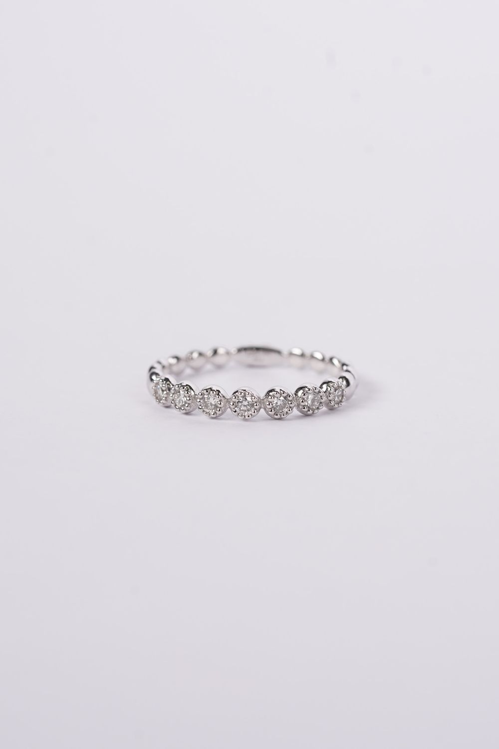 NAD-18KW 2.1g .22ctw Diamond Stackable Band (size 6.5)