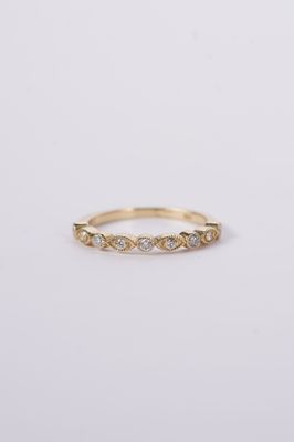 ABT-14KY 2.1g .18ctw Diamond Stackable Band (size 7)