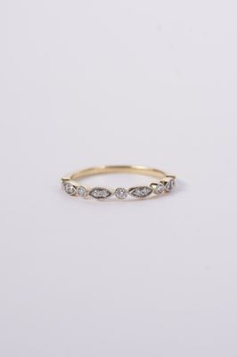 AAN- 14KY 1.7g .20ctw Diamond Stackable Band (size 7)