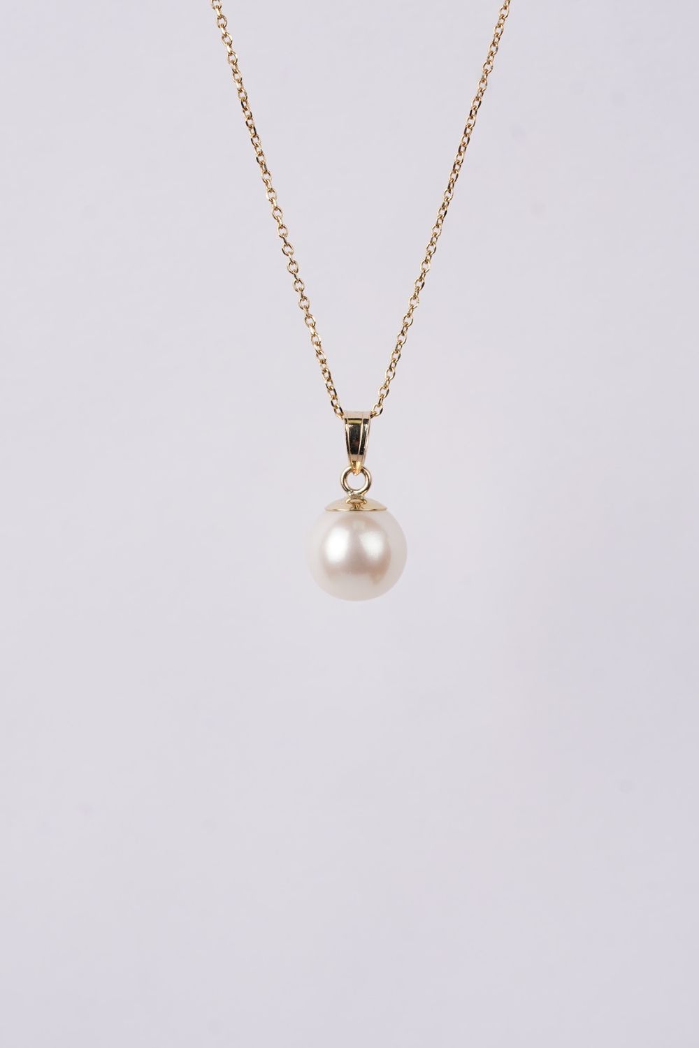 VET- 14KY 2.08g 8.50mm Akoya Pearl Necklace 16-18&quot;
