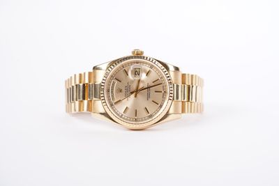 AVTPT- Rolex President 18KY 118238 36mm Watch