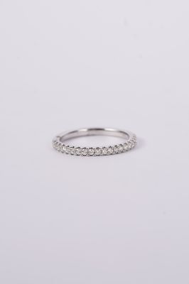 EILX-14KW 2.18g .25ctw Diamond Stackable Band (size 6.5)