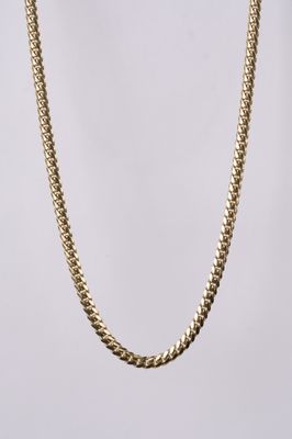 AATT- 14KY 28.45g 4mm Cuban Link Chain 24&quot;