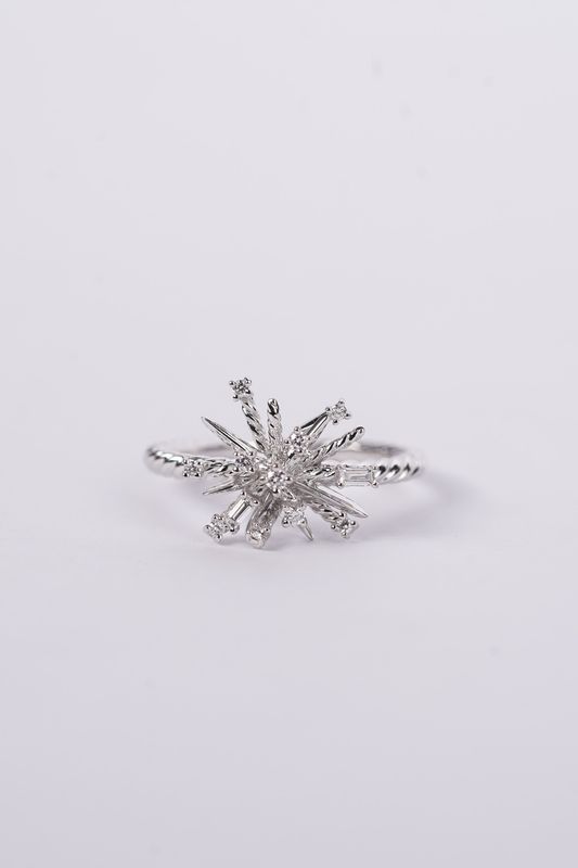 AETX- 18KW 3.87g .15ctw David Yurman Supernova Fashion Ring (size 5.5)