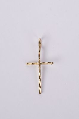 AE- 14KY .50g Thin Gold Cross