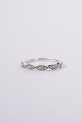 VIE- 14KW 1.62g .20ctw Diamond Stackable Band (size 7)
