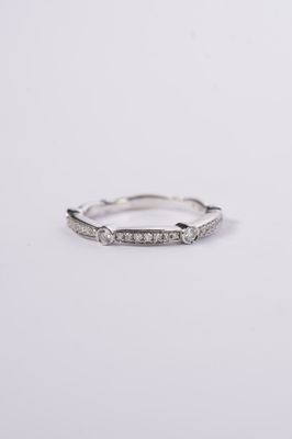 VIB- 14KW 2.4g .30tw Diamond Stackable Band (size 7)