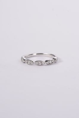 NEA- 14KW 2.10g .23ctw Diamond Stackable Band (size 6.5)
