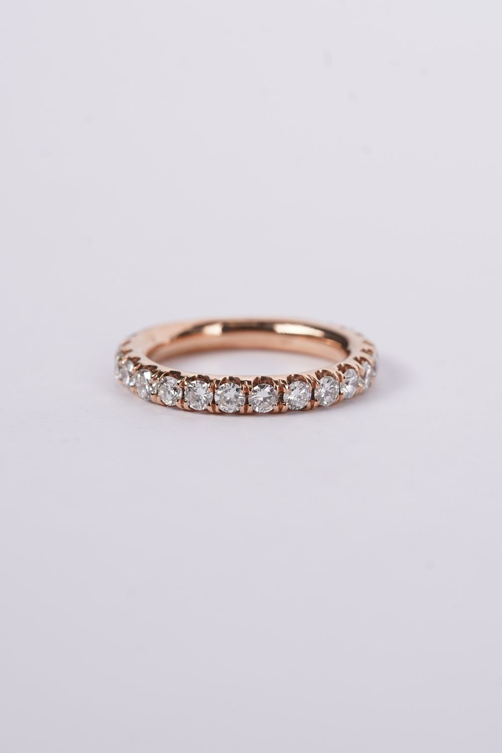 LTTX- 14KR 4.61g 1.28ctw Diamond Stackable Wedding Band (size 6.5)