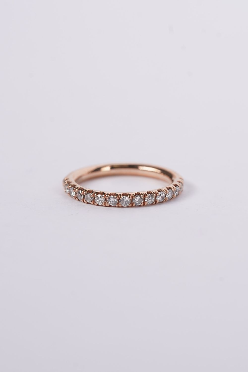 NAE-14KR 2.72g .40ctw Diamond Stackable Band (size 6)