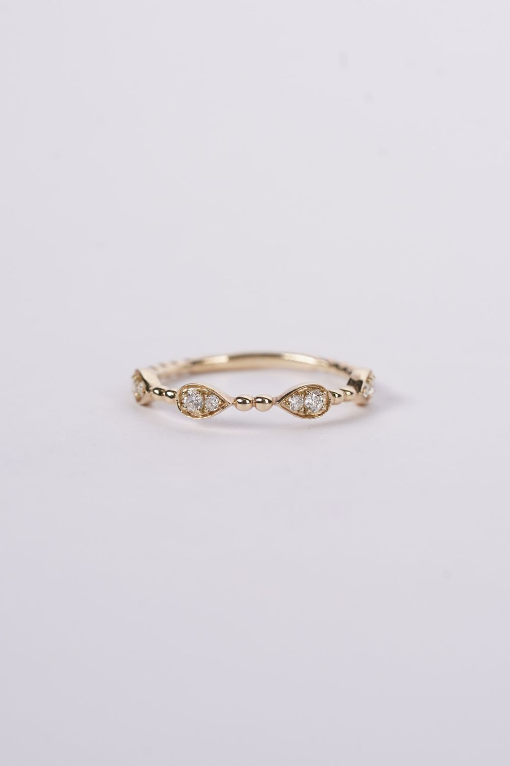 ATN- 14KY 1.6g .18ctw Diamond Stackable Band (size 7)