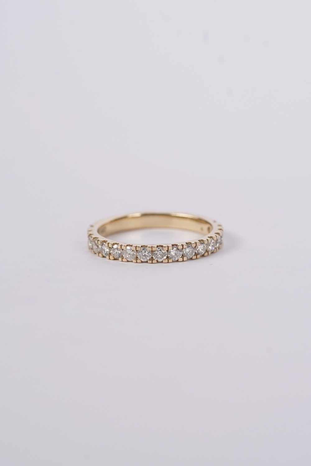 DLI- 14KY 2.4g .80ctw Diamond U-Prong Stackable Band (size 7)