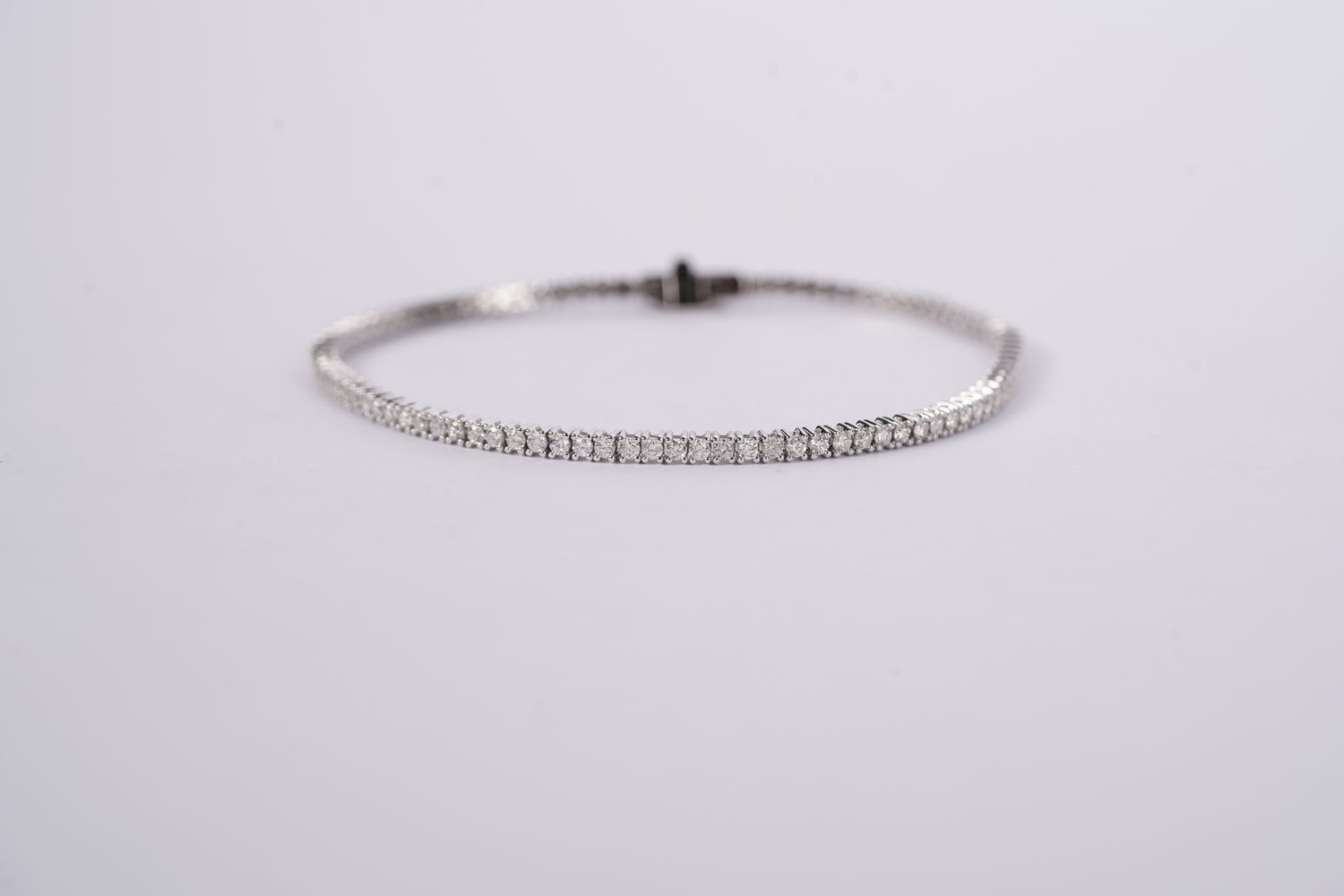 VVET- 14KW 6.43g 2.25ctw I-J/SI2-I1 Diamond Tennis Bracelet 7&quot;