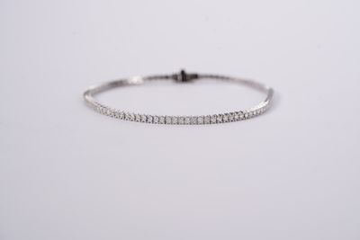 VVET- 14KW 6.43g 2.25ctw I-J/SI2-I1 Diamond Tennis Bracelet 7&quot;
