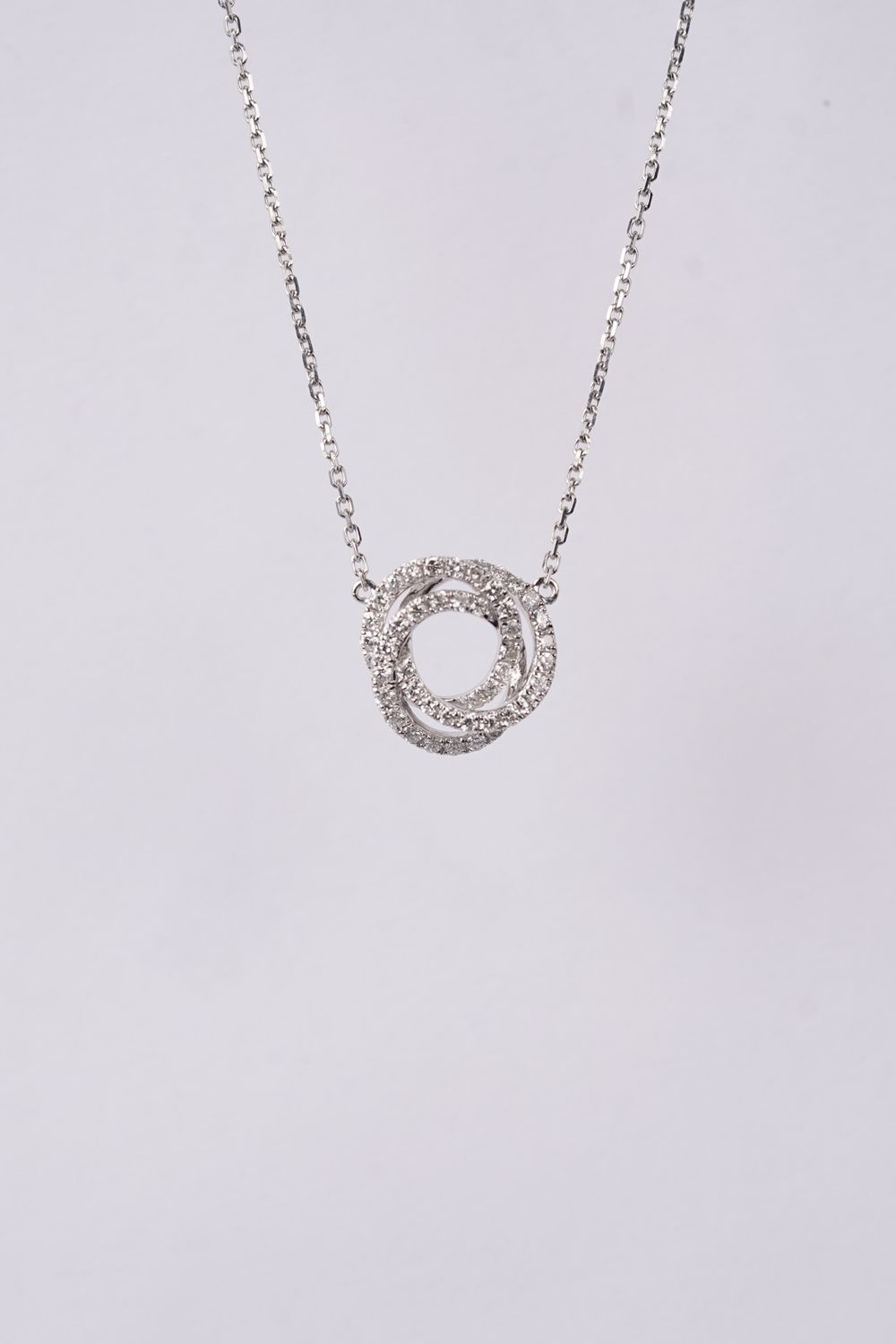IVBX- 18KW 3.93g .50ctw Diamond Fashion Necklace 16&quot;