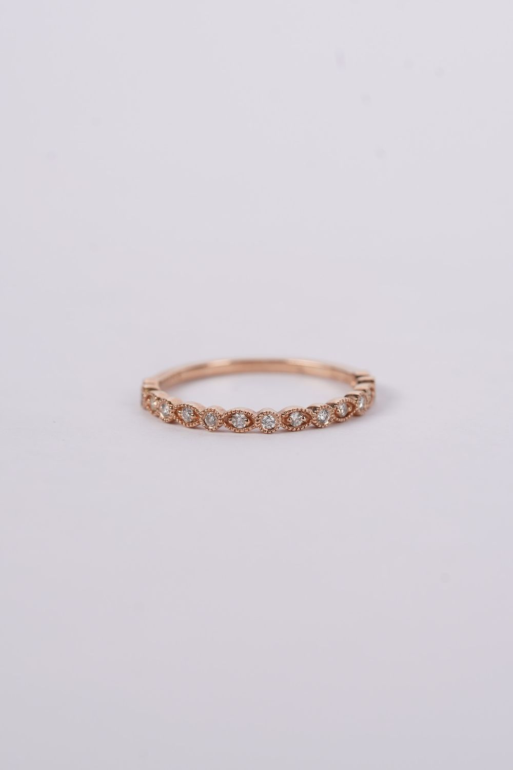 VRA- 14KR 1.4g .16ctw Diamond Stackable Band (size 7)