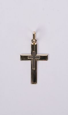 VNT- 14KY 2.96g Gold Cross Charm