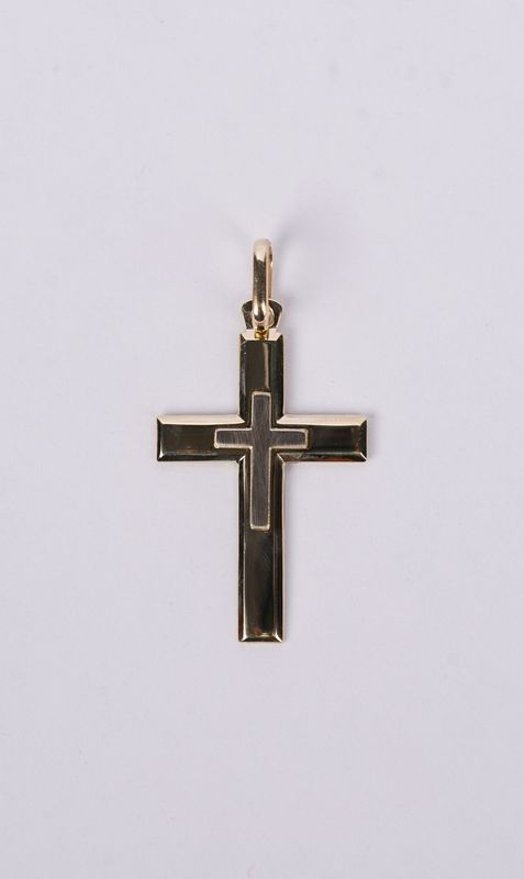 VNT- 14KY 2.96g Gold Cross Charm