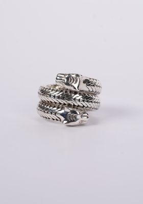 AEX- Sterling 15.2g John Hardy Dragon Head Ring (size 6)