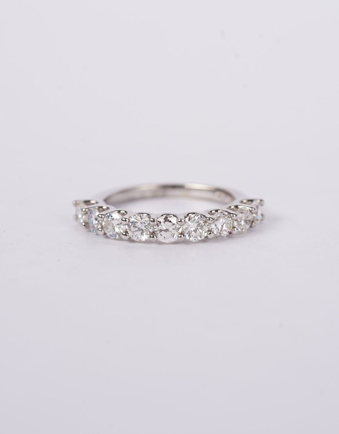 VETT- 14KW 3.00g 1.45ctw European Cut Diamond Stackable Band (size 6.75)