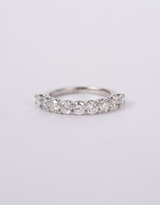 VETT- 14KW 3.00g 1.45ctw European Cut Diamond Stackable Band (size 6.75)