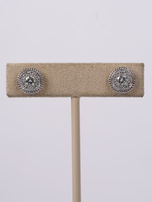 DTI- 14KW 2.60g .60ctw Diamond Halo Stud Earrings