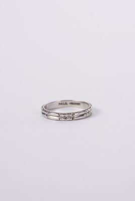 ATT- Palladium 1.62g Double Wedding Band (size 4.5)