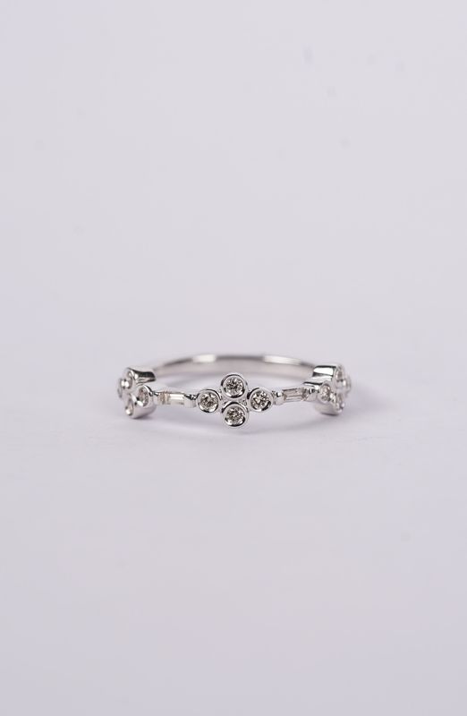NRT- 14KW 2.57g .25ctw Diamond Stackable Band (size 7)