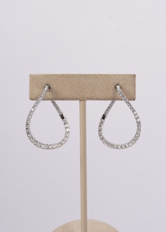VATT- 14KW 6.04g 1.79ctw Diamond Dangle Earrings