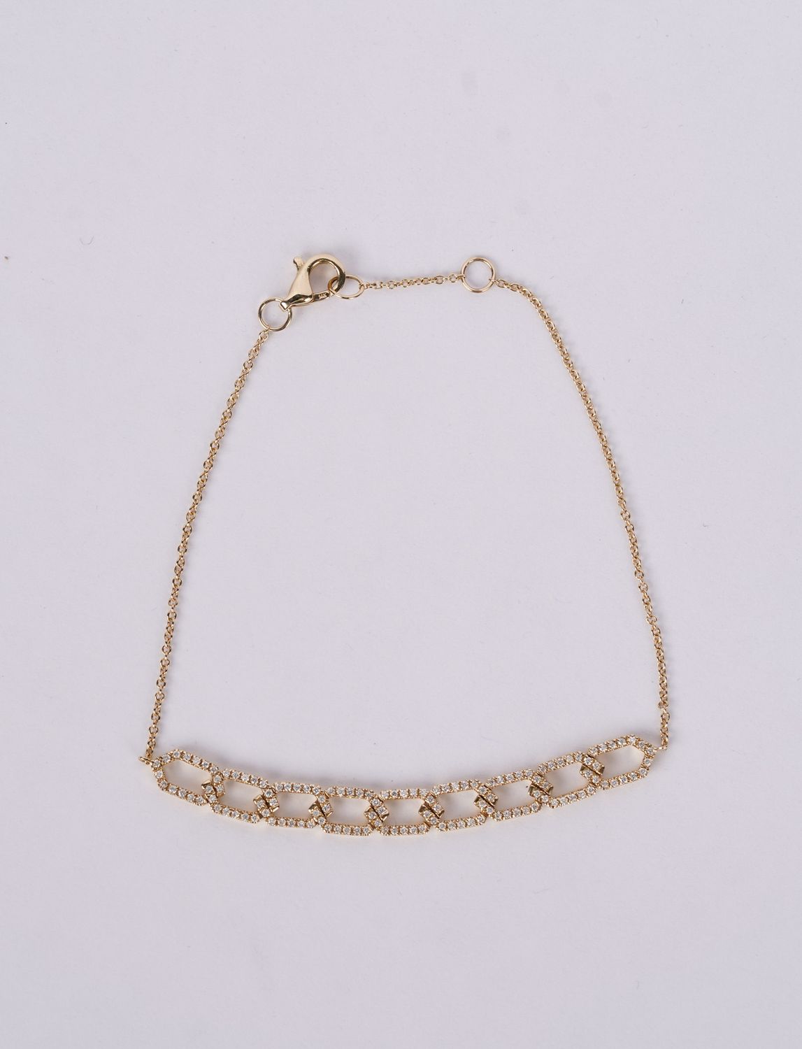 RLBX- 14KY 2.55g .36ctw Diamond Fashion Bracelet 6.5-7&quot;