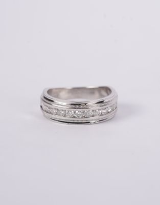 ETTX- 10KW 7.55g 1.00ctw Diamond Men&#39;s Band (size 10)