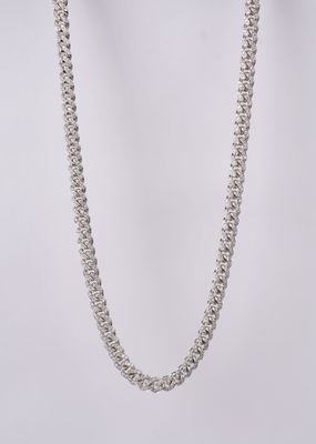 EETT- 14KW 71g 8.50ctw Diamond Cuban Link Chain 24&quot;