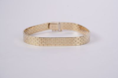 IATX- 14KY 18.60g 7.5mm Gold Bracelet 7&quot;