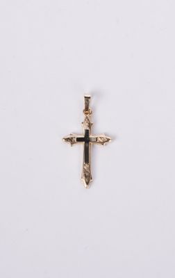 NAX- 14KY .73g Gold Cross
