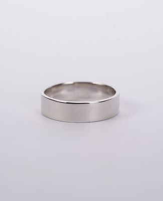 ALAX- 14KW 6.27g 6mm Flat Men&#39;s Wedding Band (size 11)