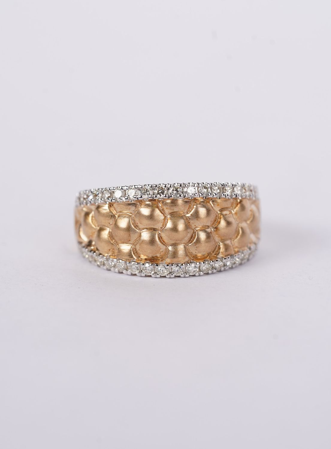 EDTX- 10KY 3.61g .49ctw Diamond Fashion Ring (size 7)
