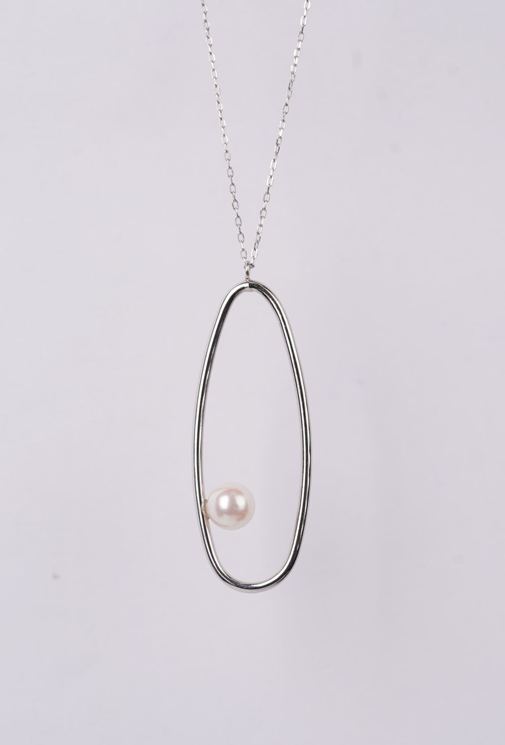 ART- 18KW 2.13g 6mm Pearl Necklace 18&quot;