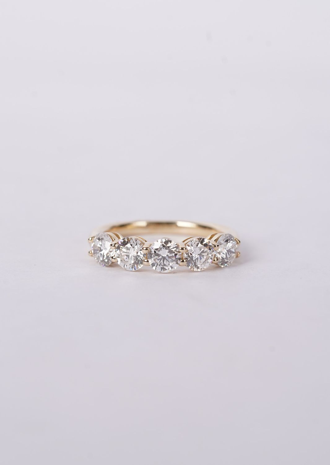 NTPT- 14KY 3.30g 2.02ctw H-I/VS2-SI1 Round Diamond Stackable Band (size 6.5)