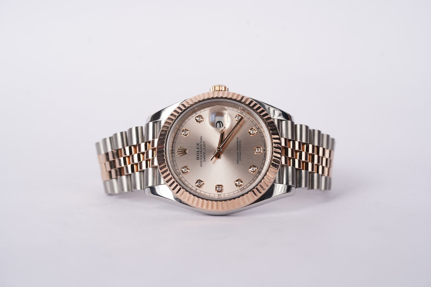 VDETT- Rolex 41mm Everrose Datejust W/Jubilee Band