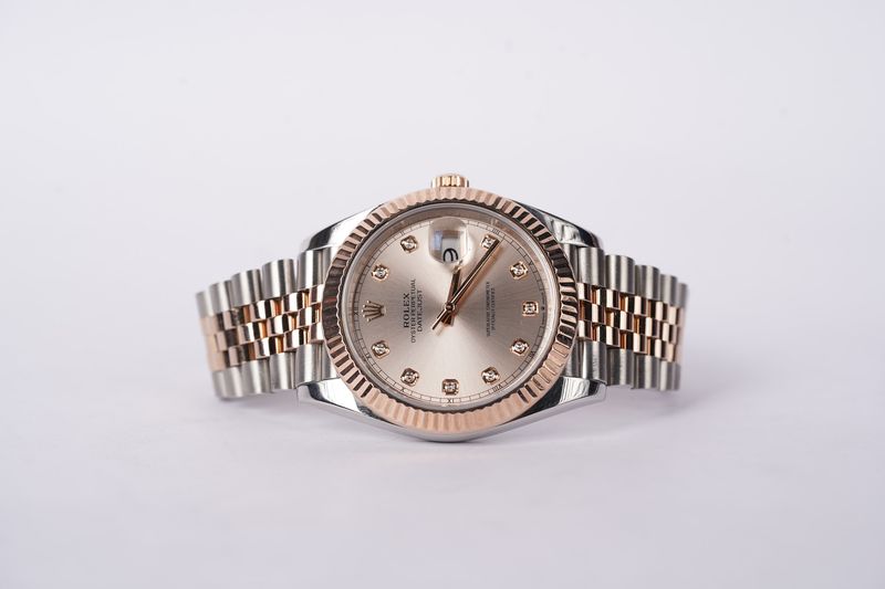 VDETT- Rolex 41mm Everrose Datejust W/Jubilee Band