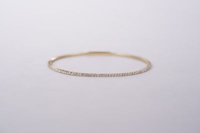 VNAT- 14KY 4.82g 1.83ctw Diamond Flex Bangle