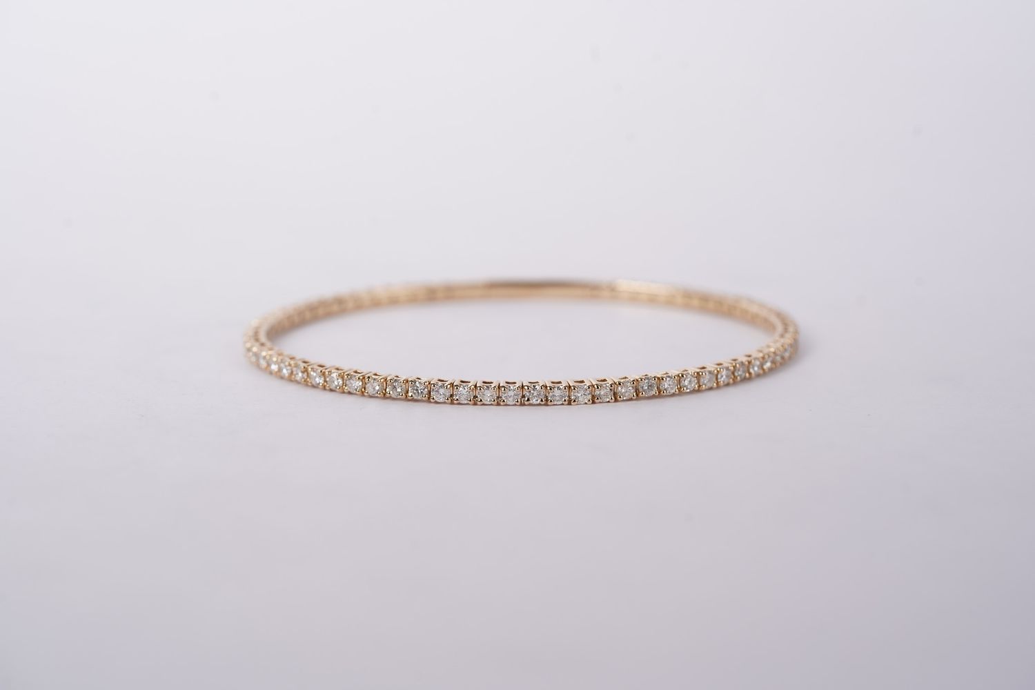 ATPT- 14KY 9.20g 3.00ctw Diamond Flex Bangle