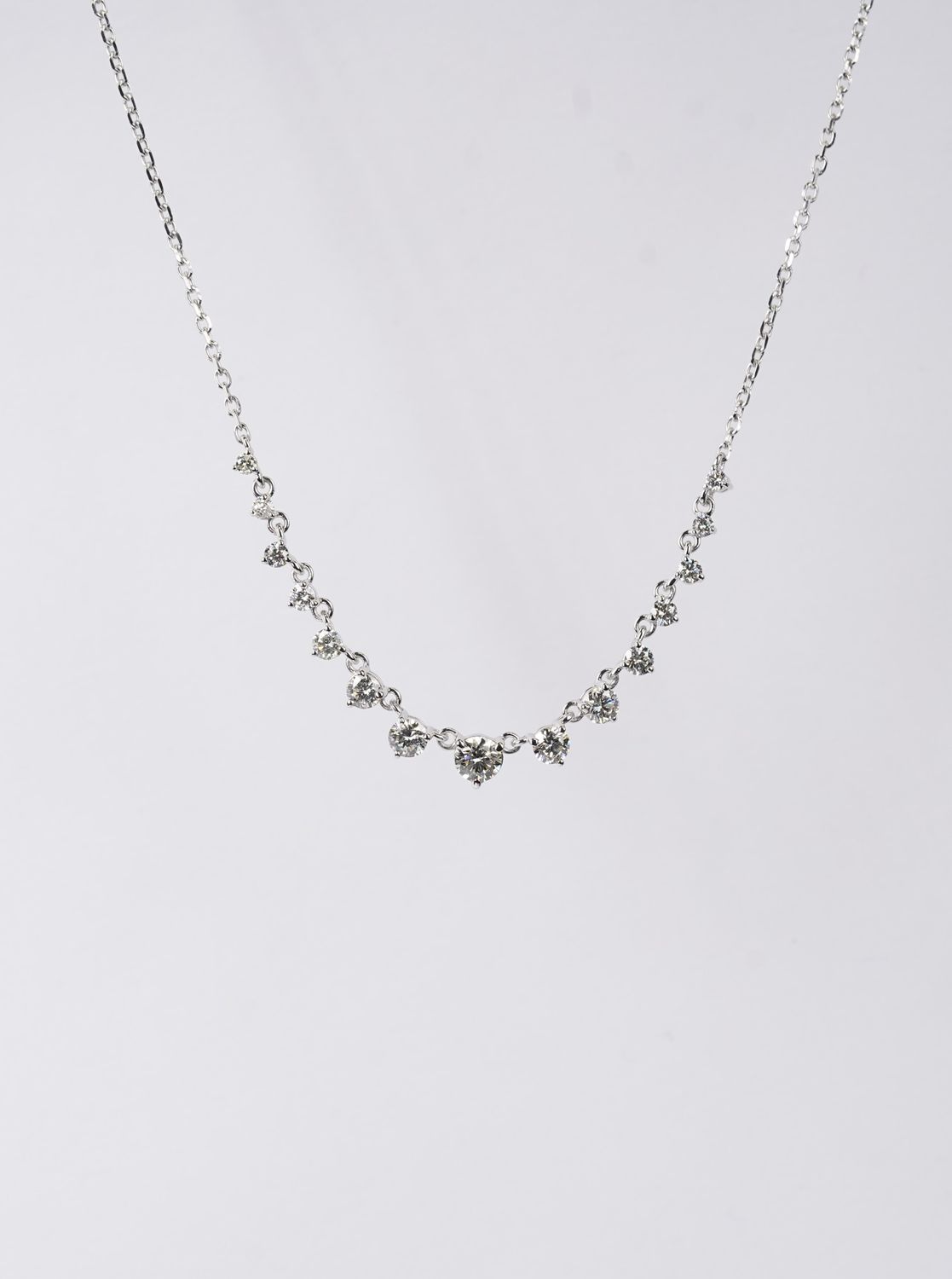 VTPT- 14KW 3.59g 1.09ctw Diamond Fashion Necklace 18&quot;