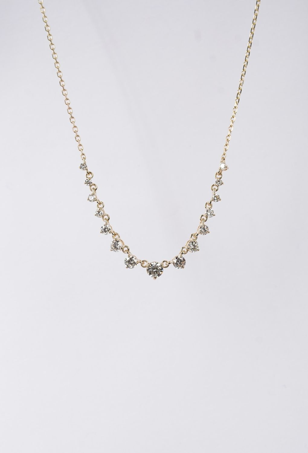 VTPT- 14KY 3.59g 1.09ctw Diamond Fashion Necklace 18&quot;