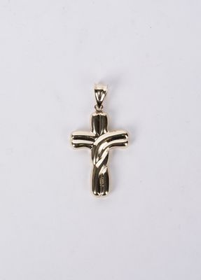 DEX- 14KY .84g Gold Cross