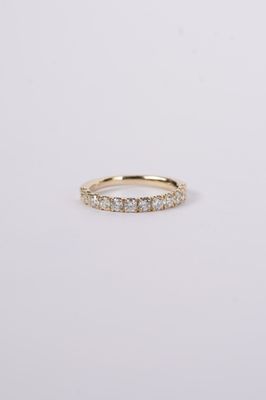 LDRX- 14KY 2.70g .90ctw Diamond U-Prong Stackable Band (size 6.5)