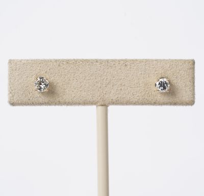 NTT- 14KY .43ctw I-J/SI2-I1 Round Diamond Stud Earrings