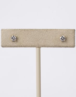 14KY .34ctw H-I/SI2 Round Diamond Stud Earrings